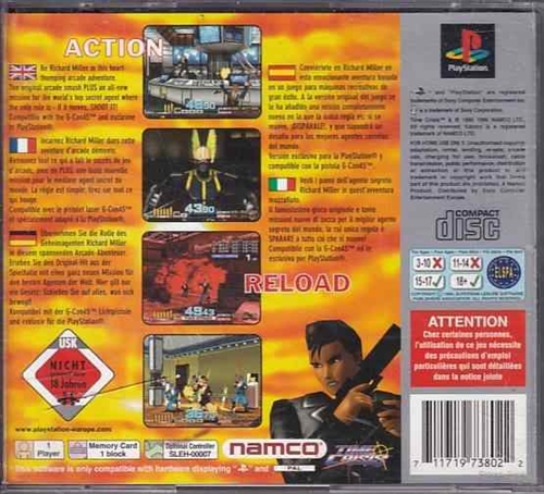 Time Crisis - Platinum - PS1 (B Grade) (Genbrug)